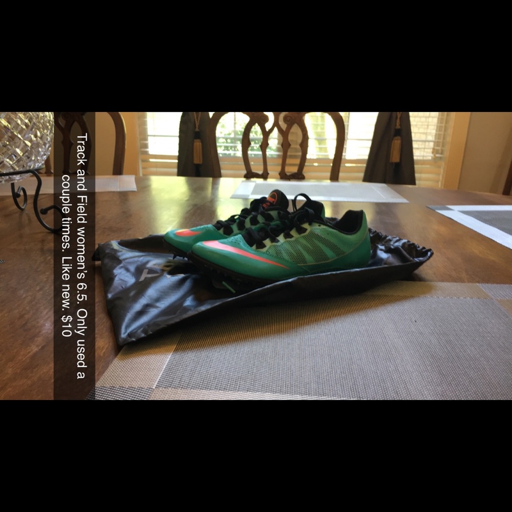 Nike track shoes